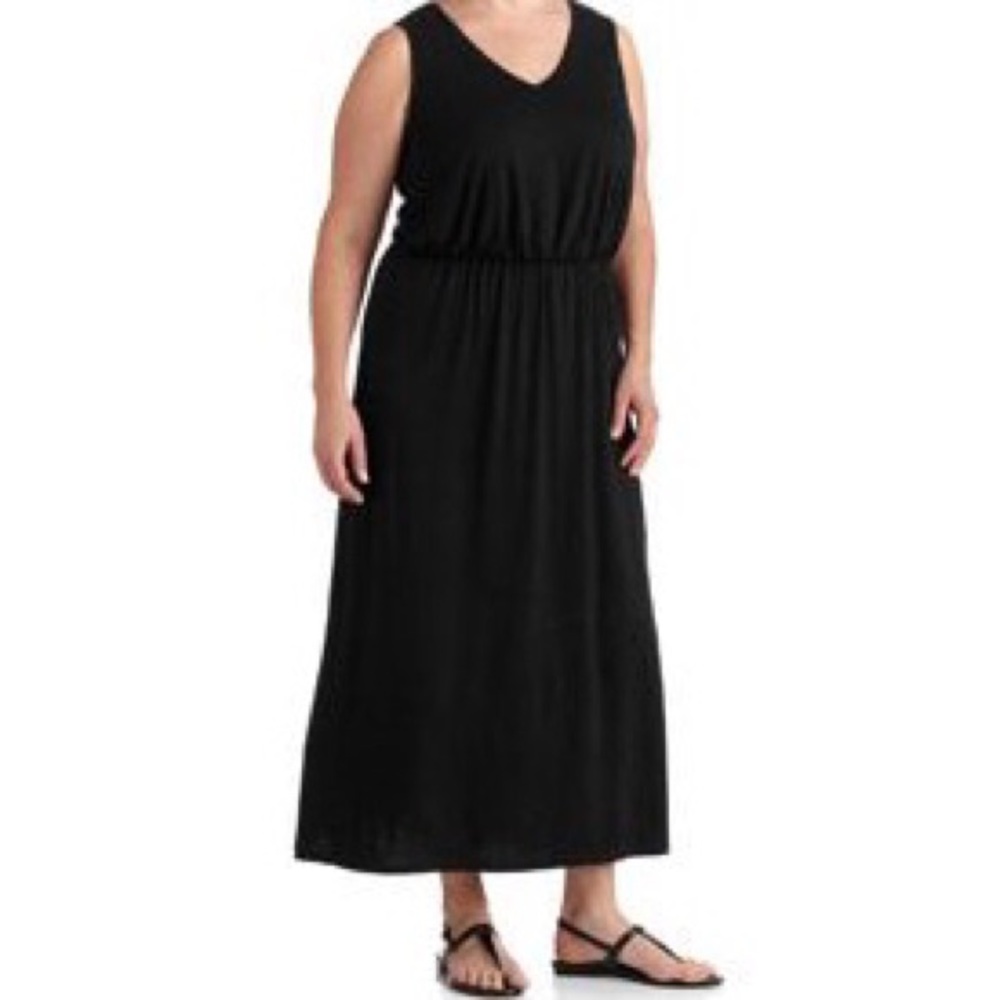 Faded Glory Black Maxi Dress